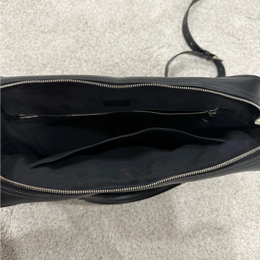 Louis Vuitton Navy Checkered Briefcase/laptop Bag